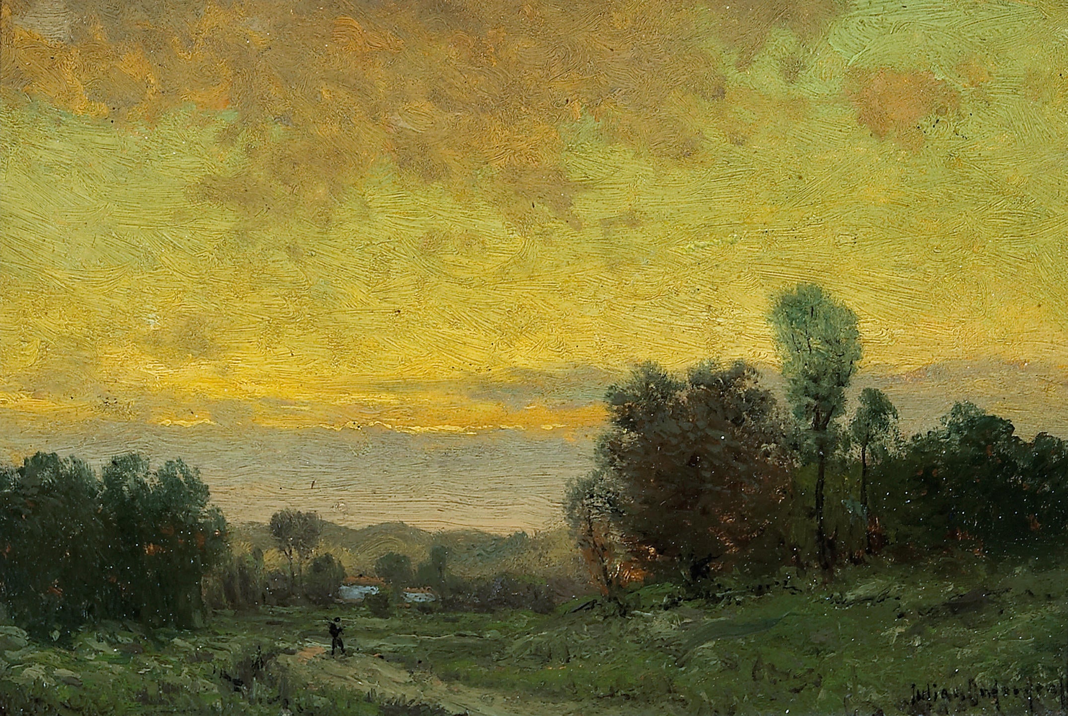 Paysage du coucher de soleil - Julian Onderdonk - Alpha Reproduction