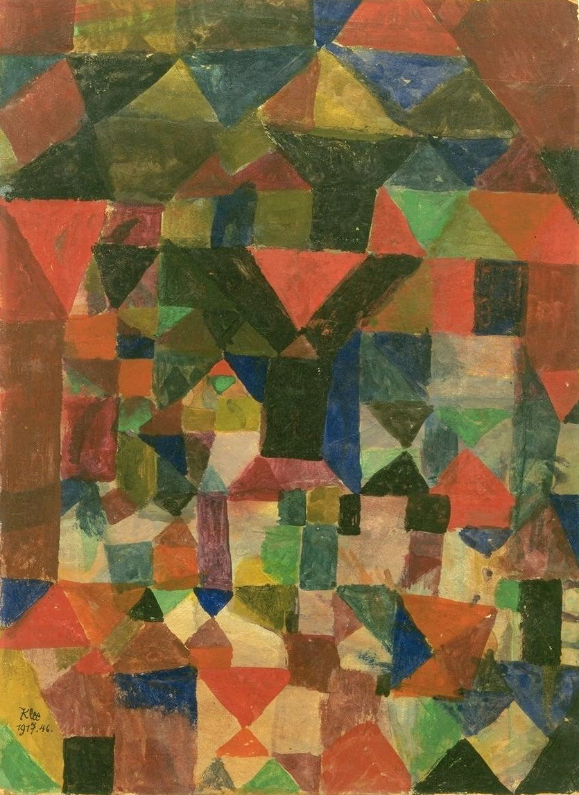 Construction de type urbain - Paul Klee - Alpha Reproduction