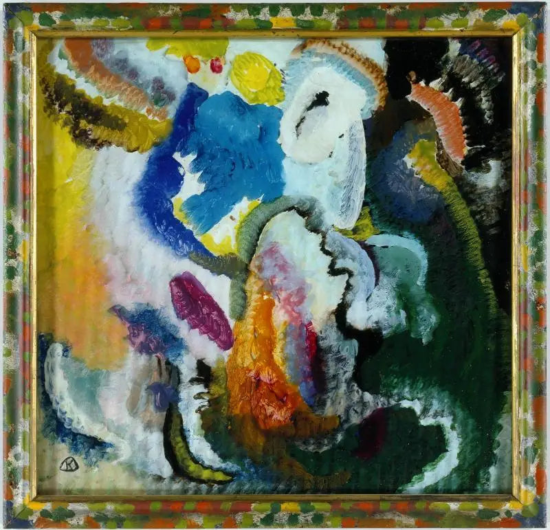 Con jinete - Vassily Kandinsky