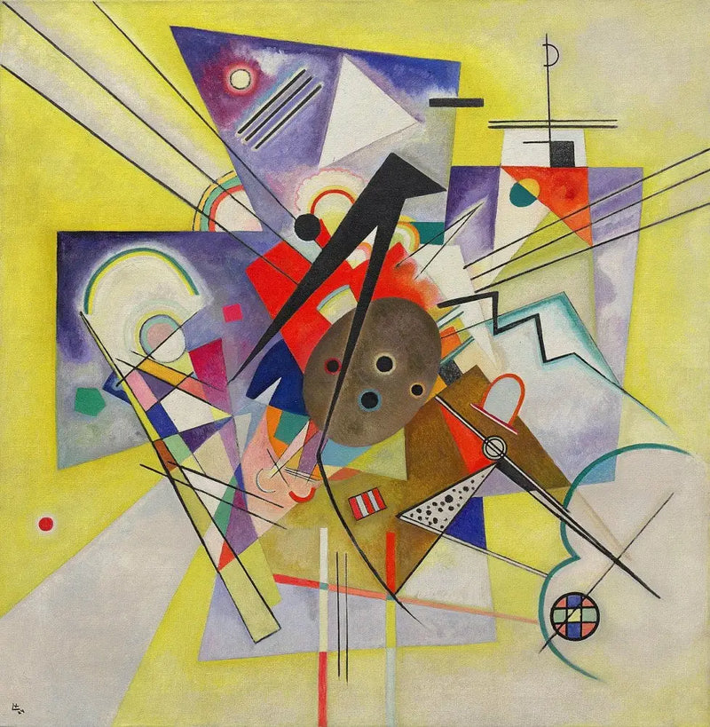 Acompañamiento amarillo - Vassily Kandinsky