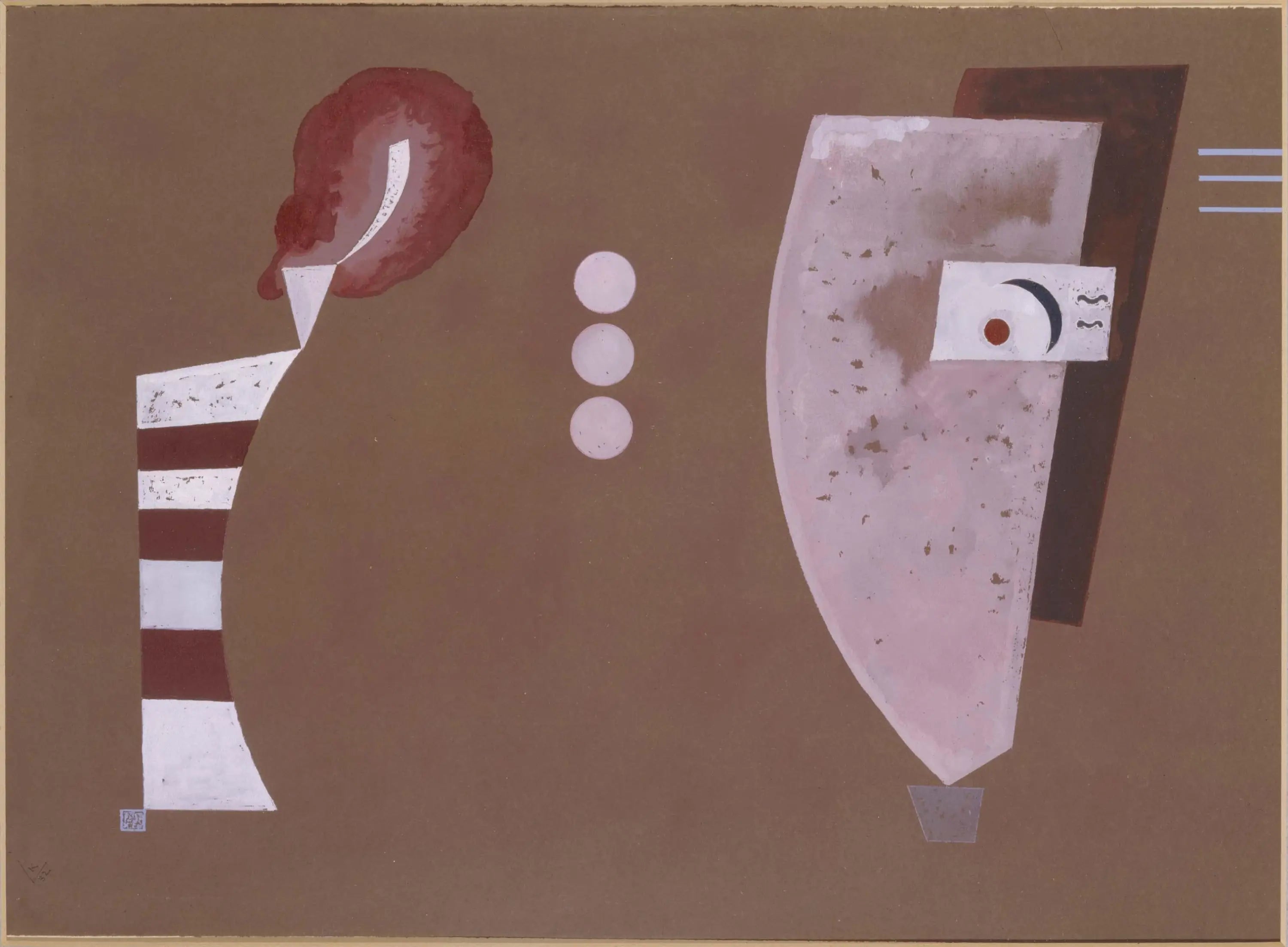 Reproduction du tableau « Cercles centraux - Vassily Kandinsky » par Alpha Reproduction en peinture à l’huile