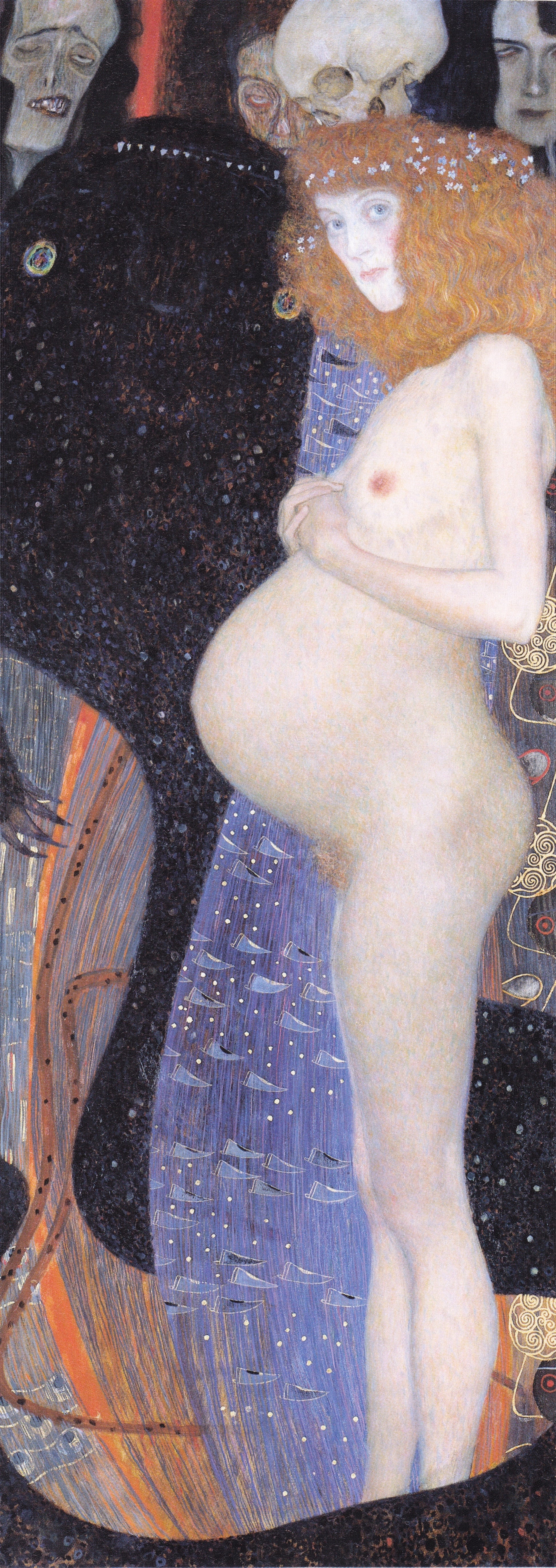 Reproduction du tableau « L'Espoir - Gustav Klimt » par Alpha Reproduction en peinture à l’huile
