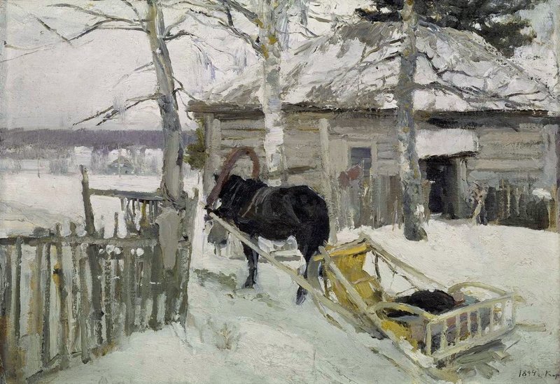 En invierno - Konstantin Korovin