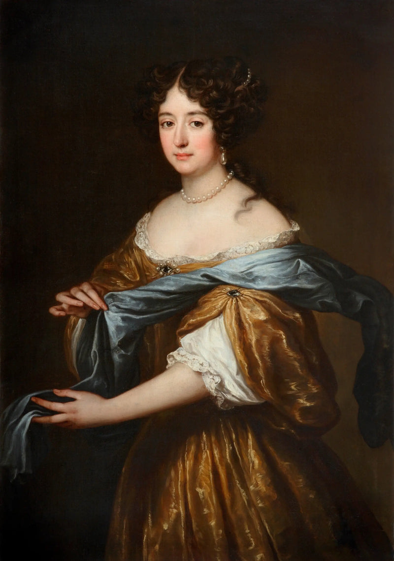 Retrato de Konstancja Krystyna Wielopolska nacida Komorowska - Pierre Mignard