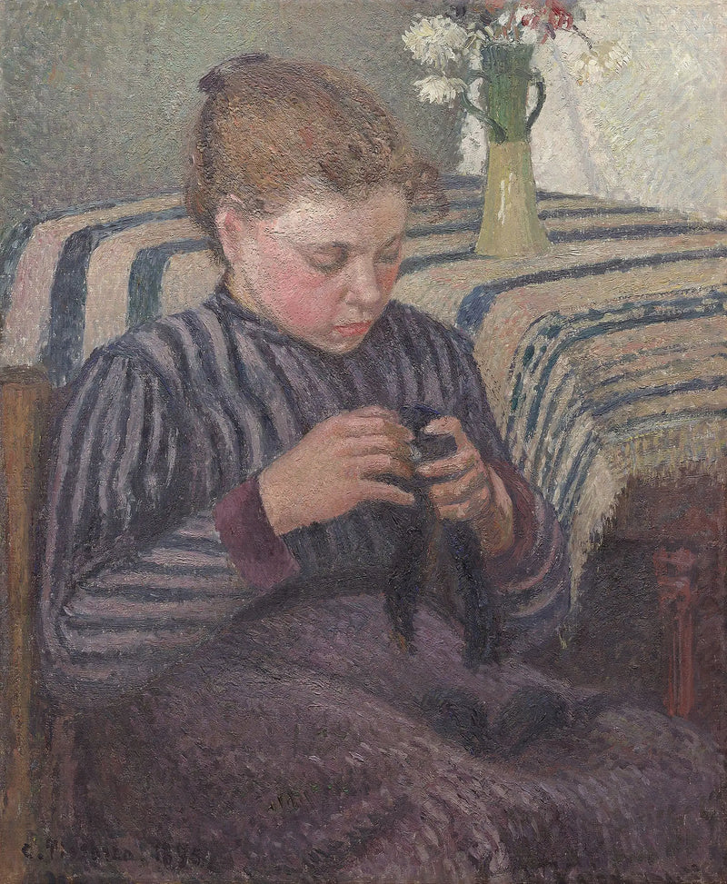 Mujer reparadora - Camille Pissarro