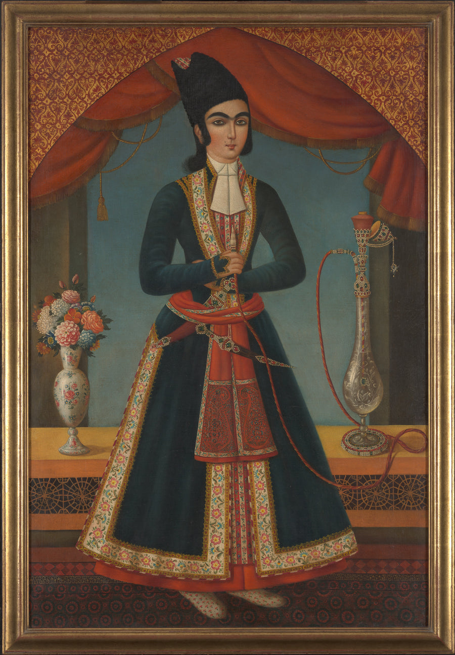 Portrait d’un jeune prince - Atelier persan anonyme