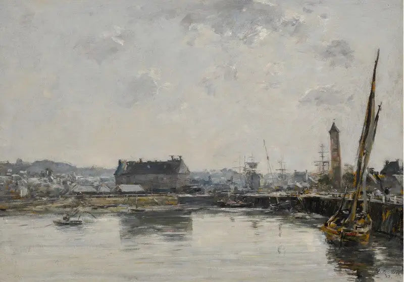 Puerto de Trouville - Eugène Boudin