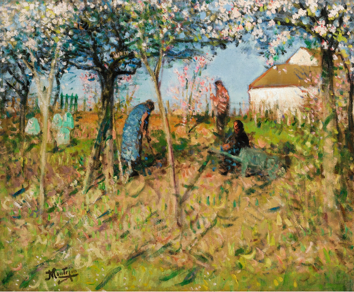 El huerto de flores - Pierre Eugène Montézin