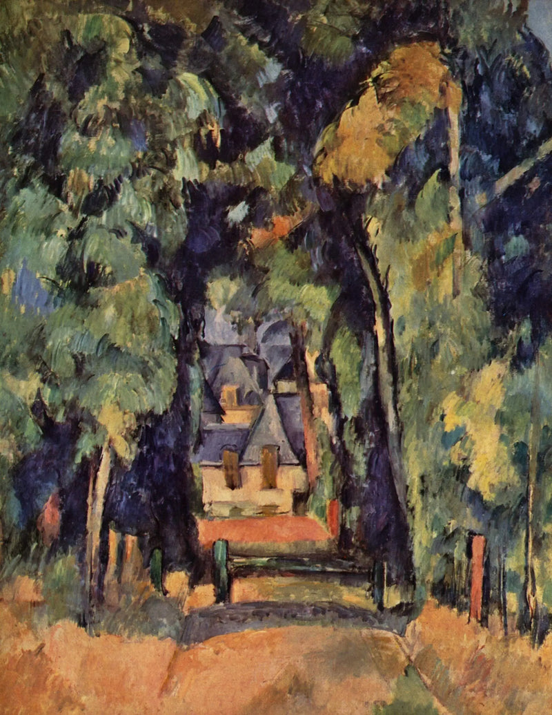 El Paseo en Chantilly - Paul Cézanne