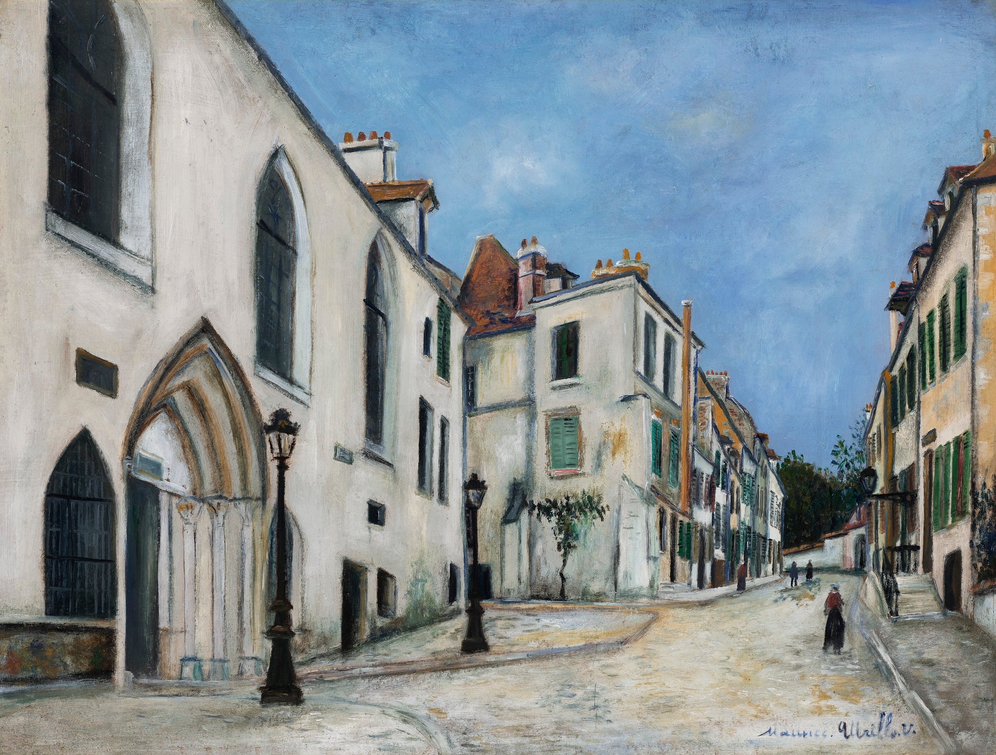 L'Hôpital de Provins, Le Grand Hôtel Dieu et la Rue Saint-Thibault - Maurice Utrillo