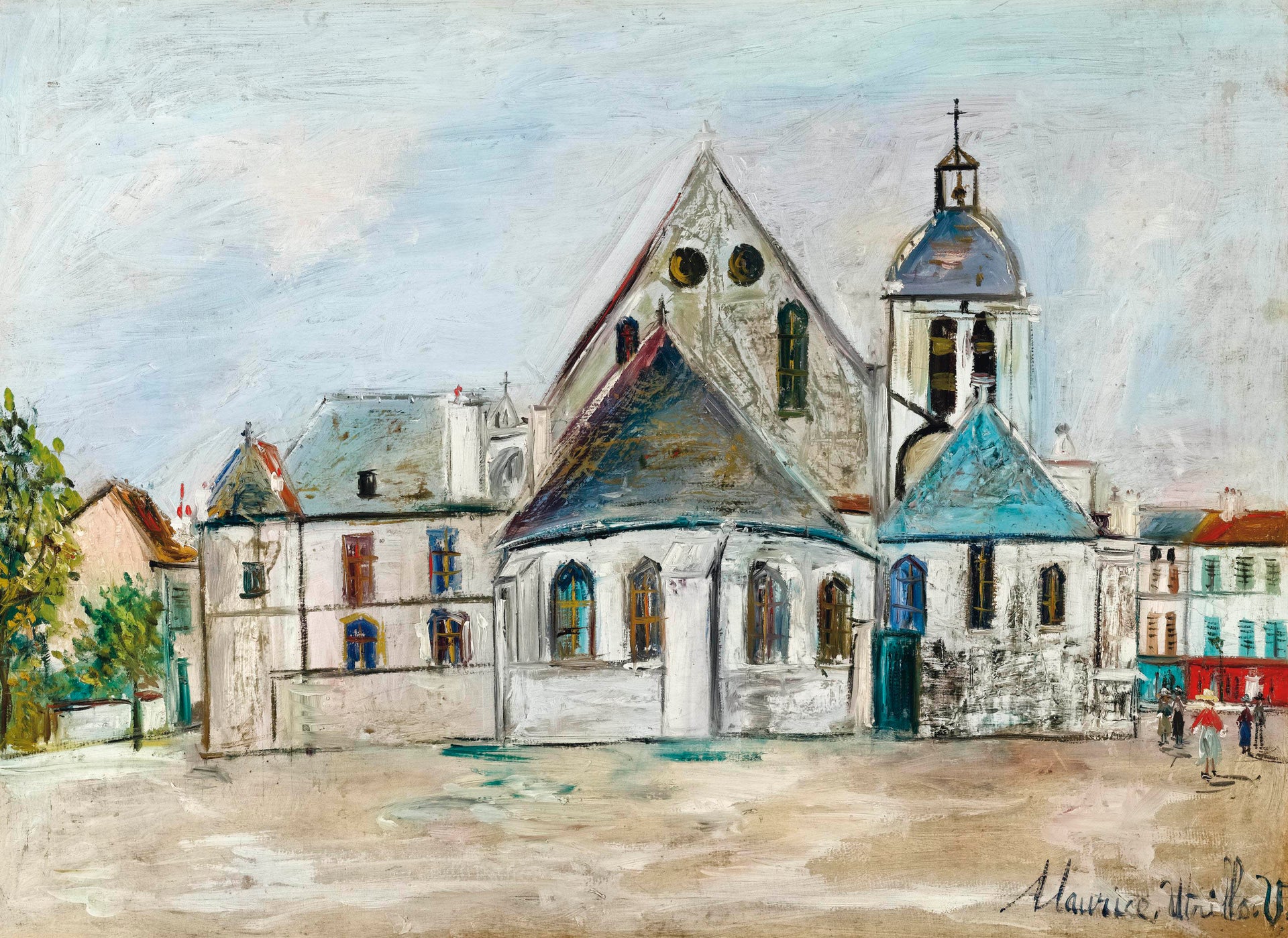 L'Église de Pontoise - Maurice Utrillo