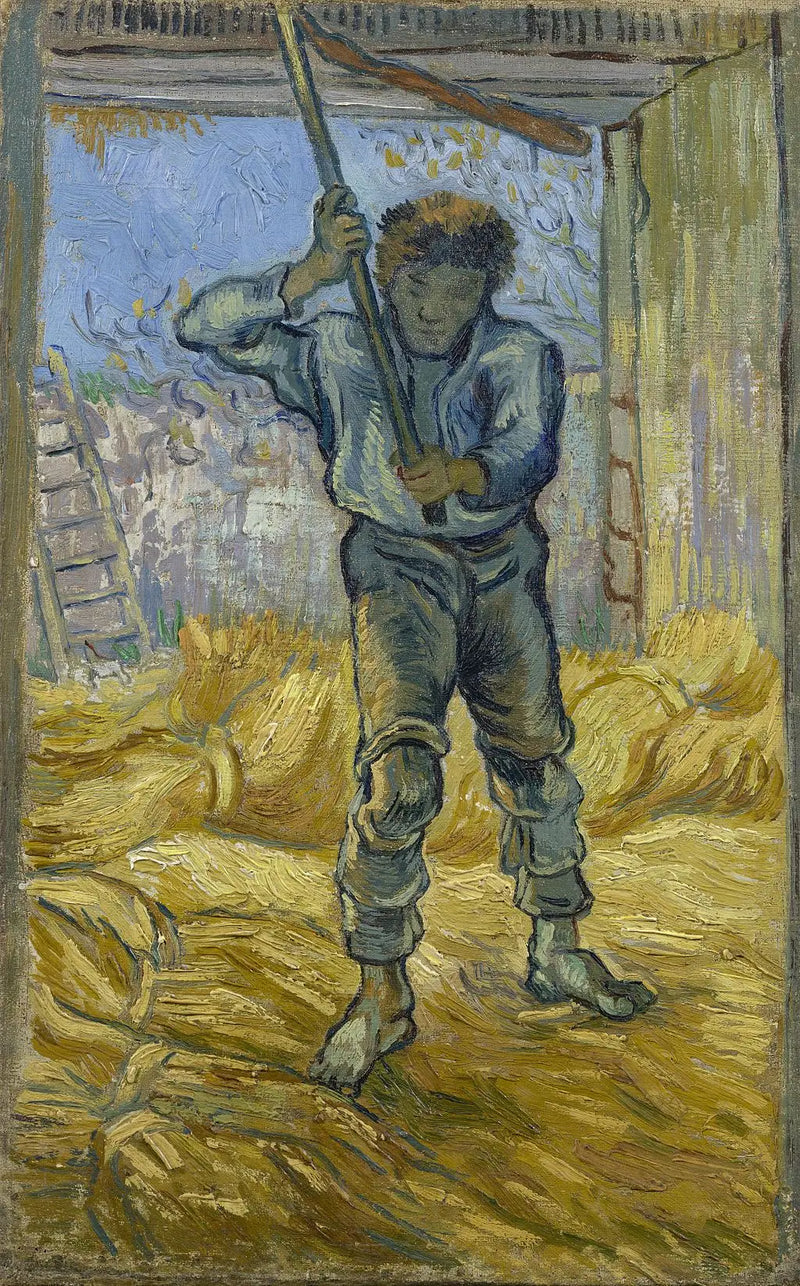 La Batidora (según Millet) - Vincent van Gogh