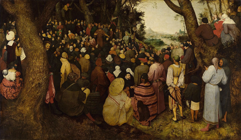 La Predicación de San Juan Bautista - Pieter Brueghel el Viejo