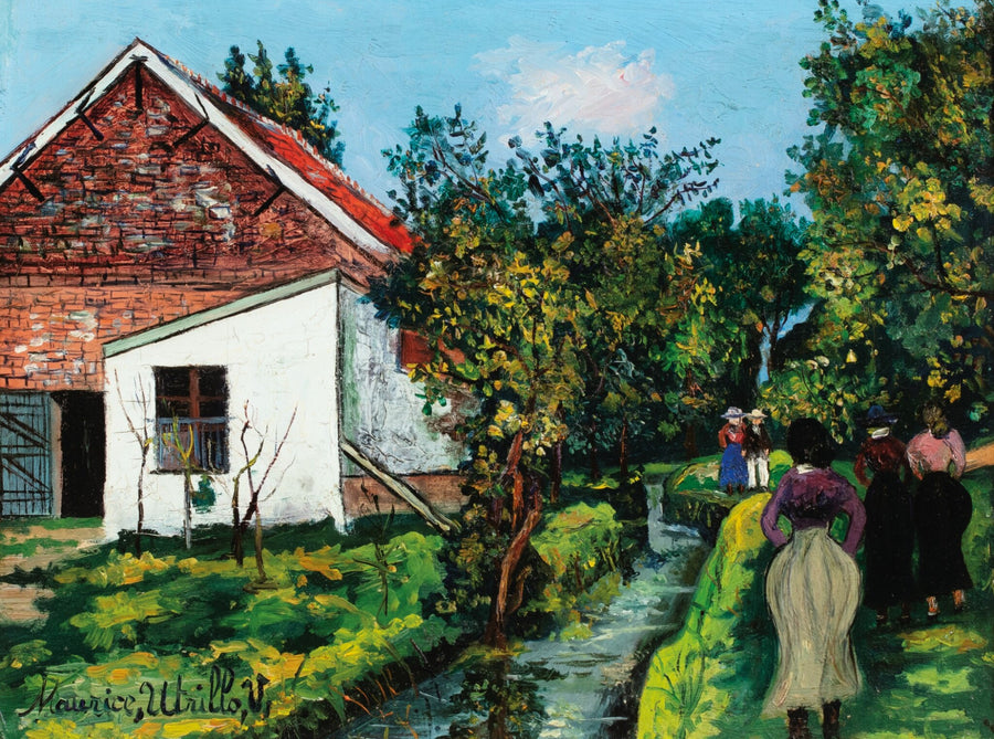 La Bièvre à Bourg-la-Reine (1925) - Maurice Utrillo