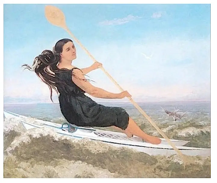 La mujer con podoscafio - Gustave Courbet