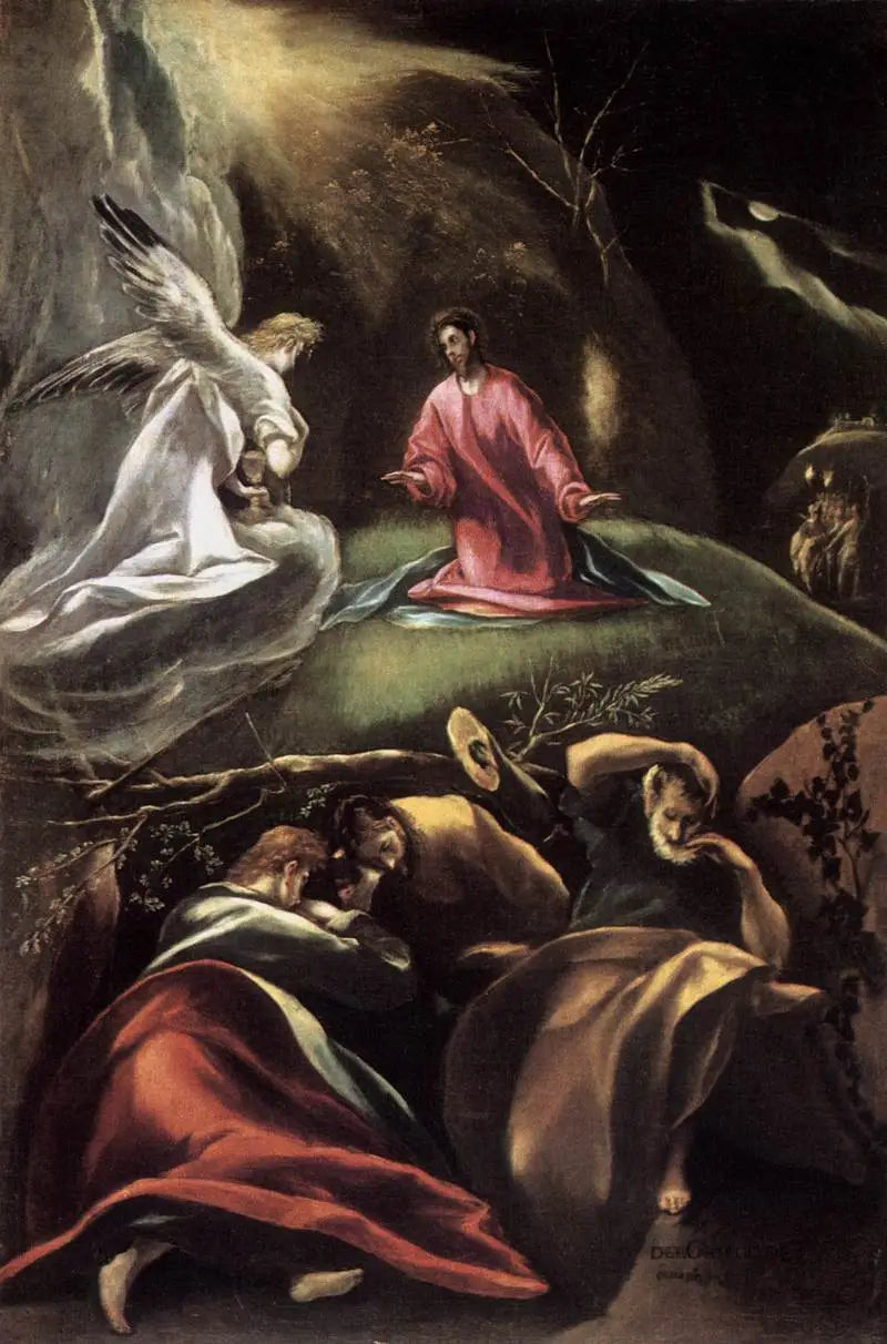 La agonía en el jardín de los olivos - El Greco