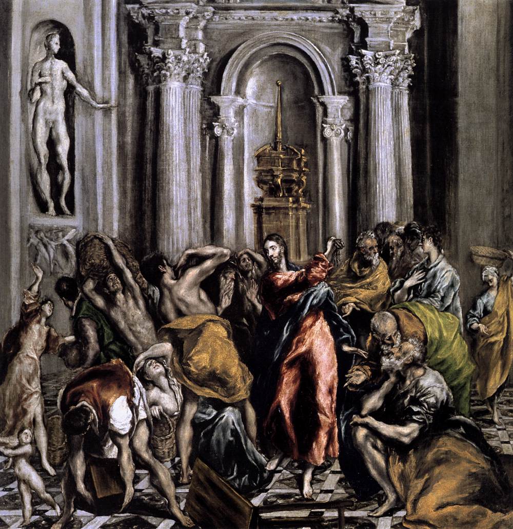 L’Expulsion des marchands du temple - El Greco - Alpha Reproduction