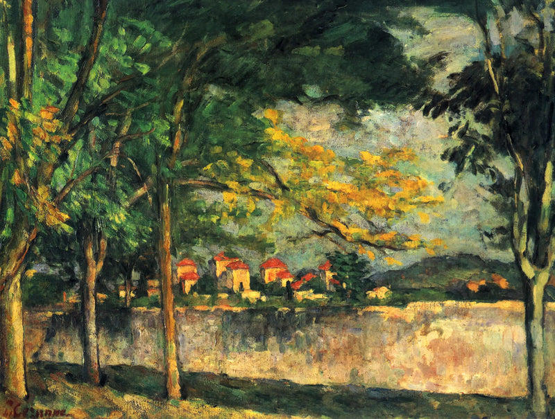 La Ruta; El Muro de la Muralla - Paul Cézanne