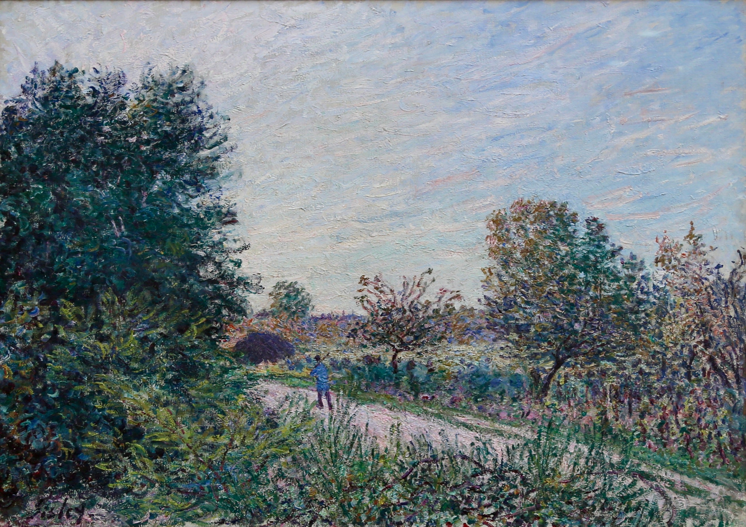 Reproduction du tableau « La Route - Alfred Sisley » par Alpha Reproduction en peinture à l’huile