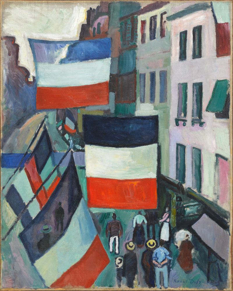 La Rue pavoisée - Raoul Dufy