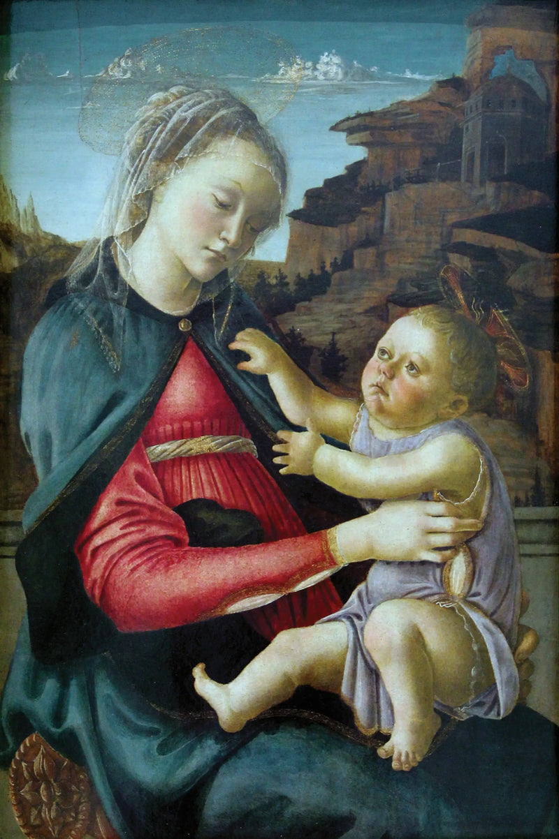 La Virgen y el Niño, conocida como Madonna de los Guidi de Faenza - Sandro Botticelli