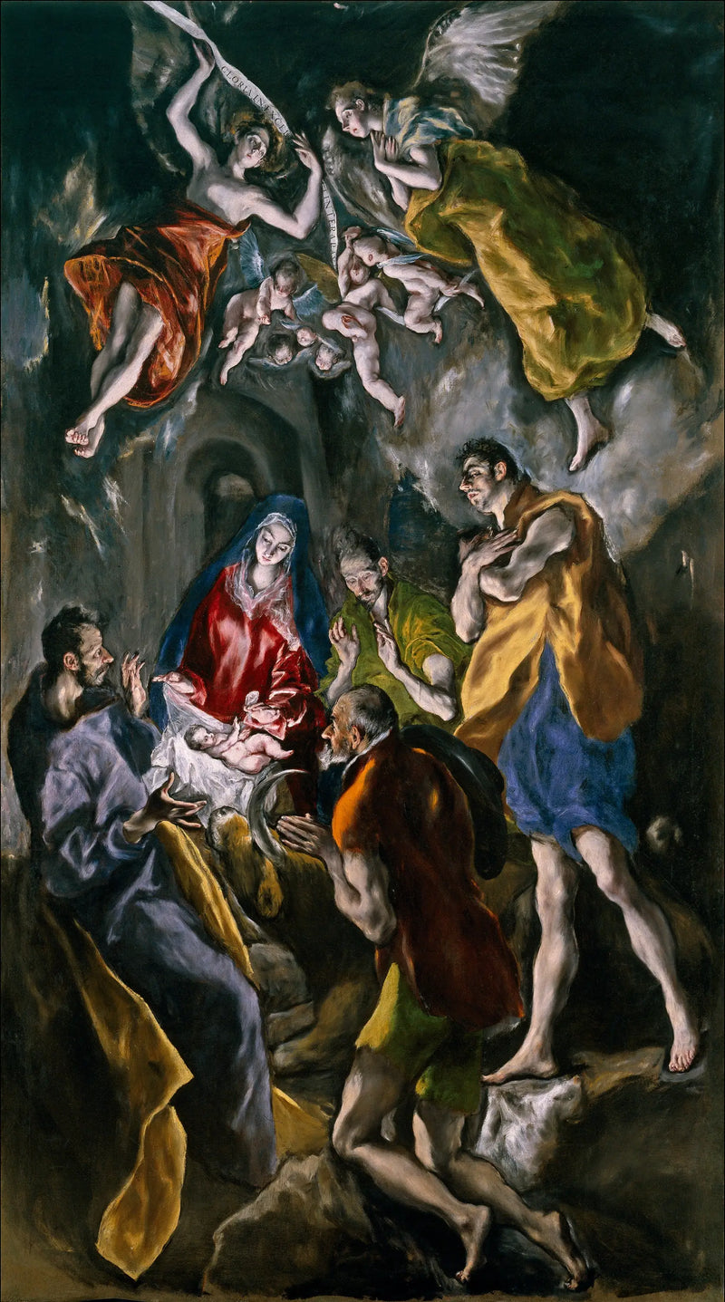 La adoración de los pastores - El Greco