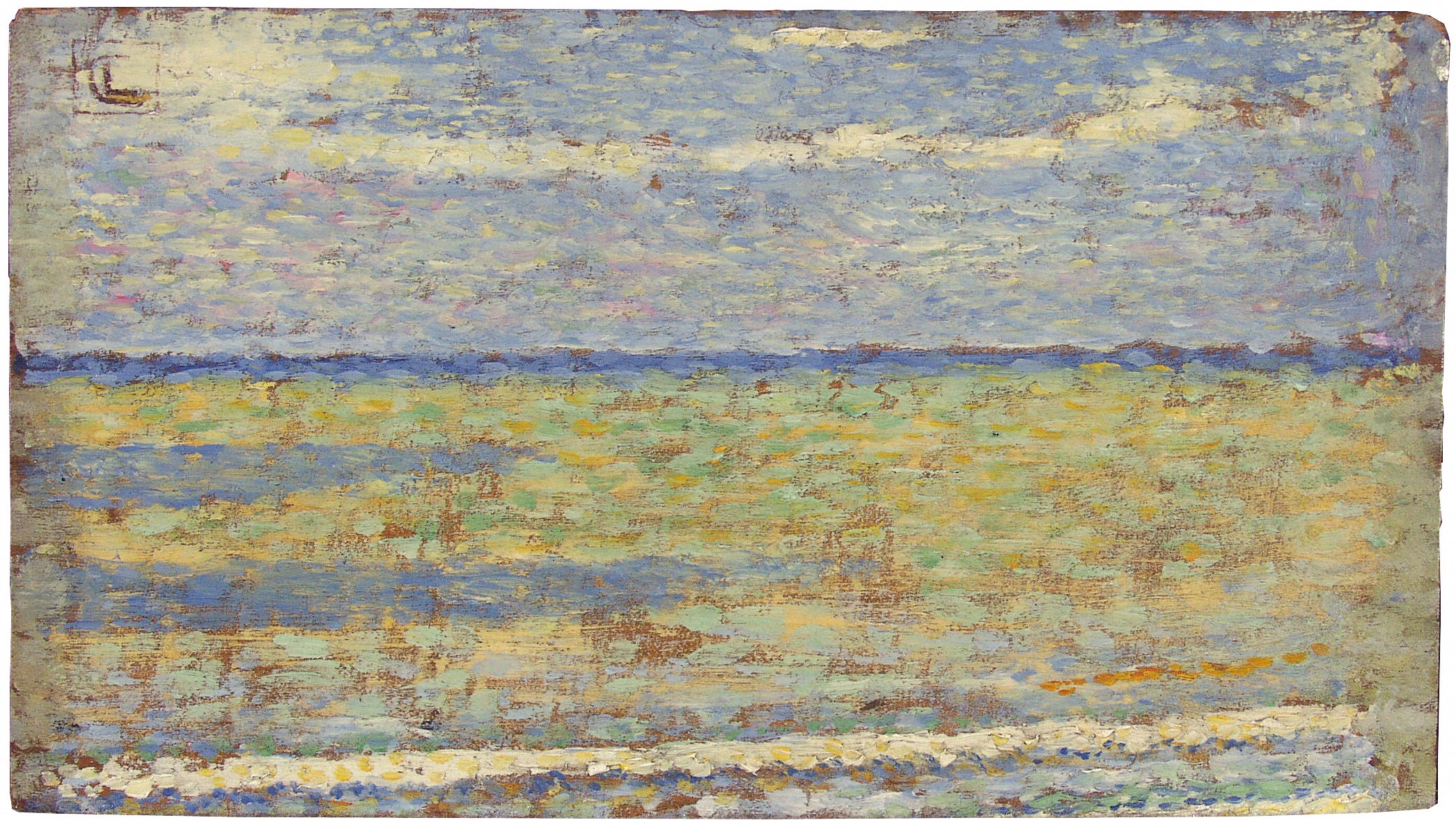 La côte à Heyst marée descendante - Georges Lemmen - Alpha Reproduction