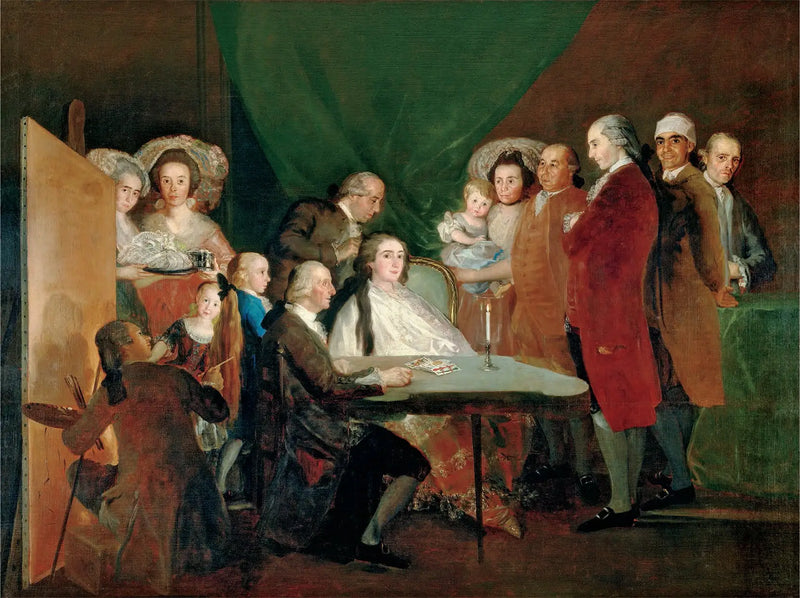 La Familia del infante Don Luis de Borbón - Francisco de Goya