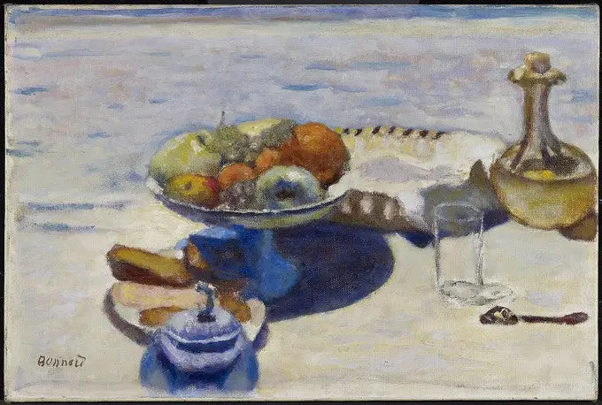 La mesa adornada - Pierre Bonnard