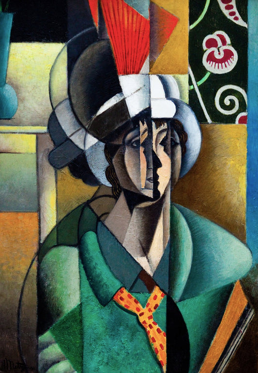 La mujer con abanico – Jean Metzinger (1913)