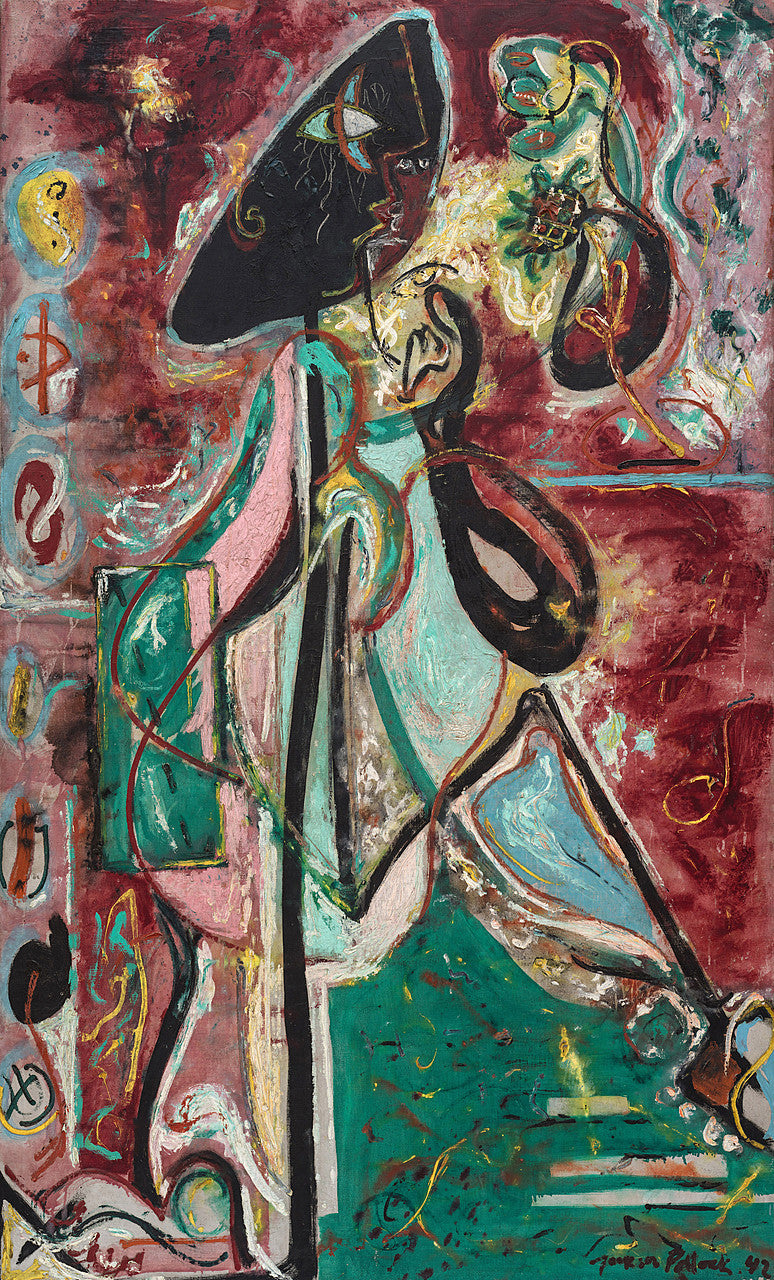 La femme de la lune - Jackson Pollock