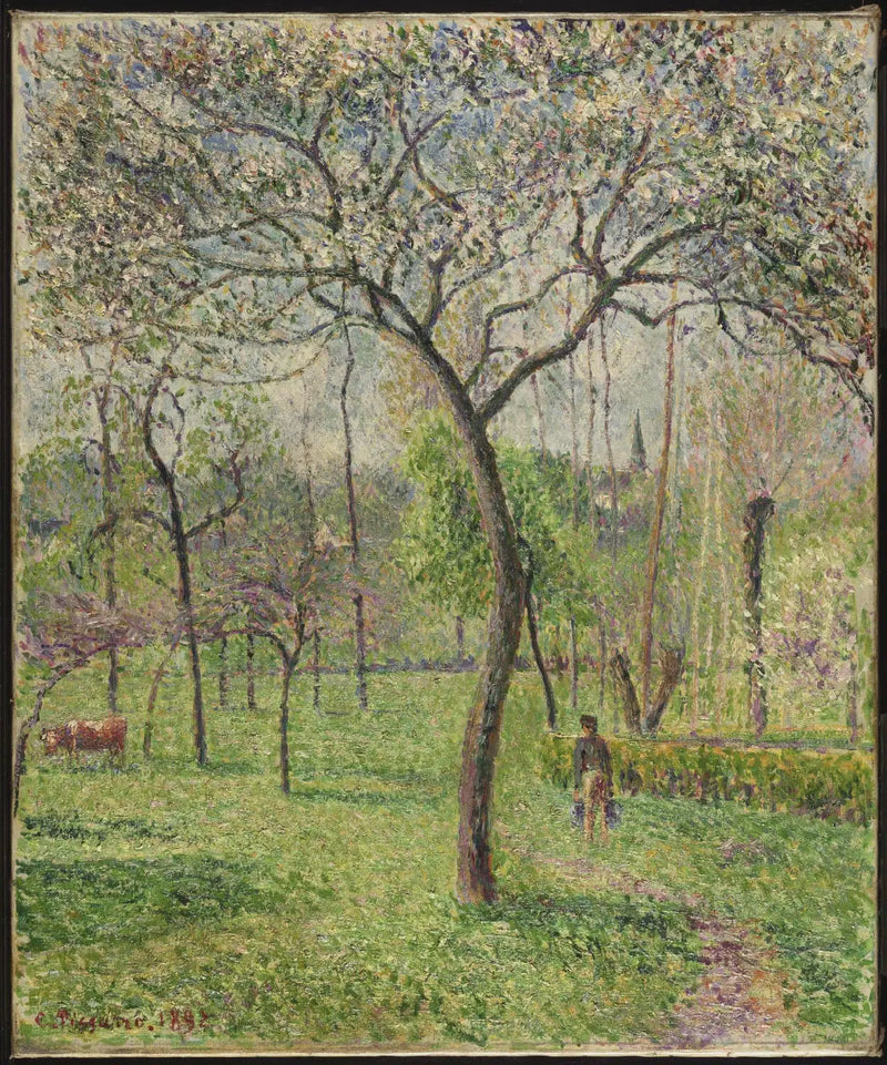 Paisaje (Huerto) - Camille Pissarro