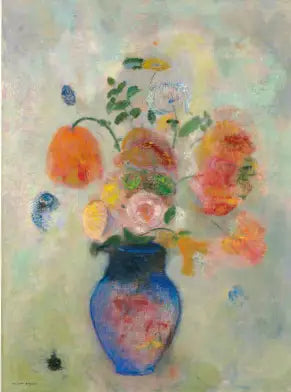 Gran jarrón con flores - Odilon Redon