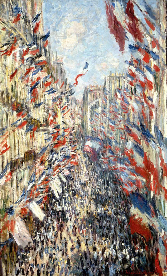La calle Montorgueil - Claude Monet