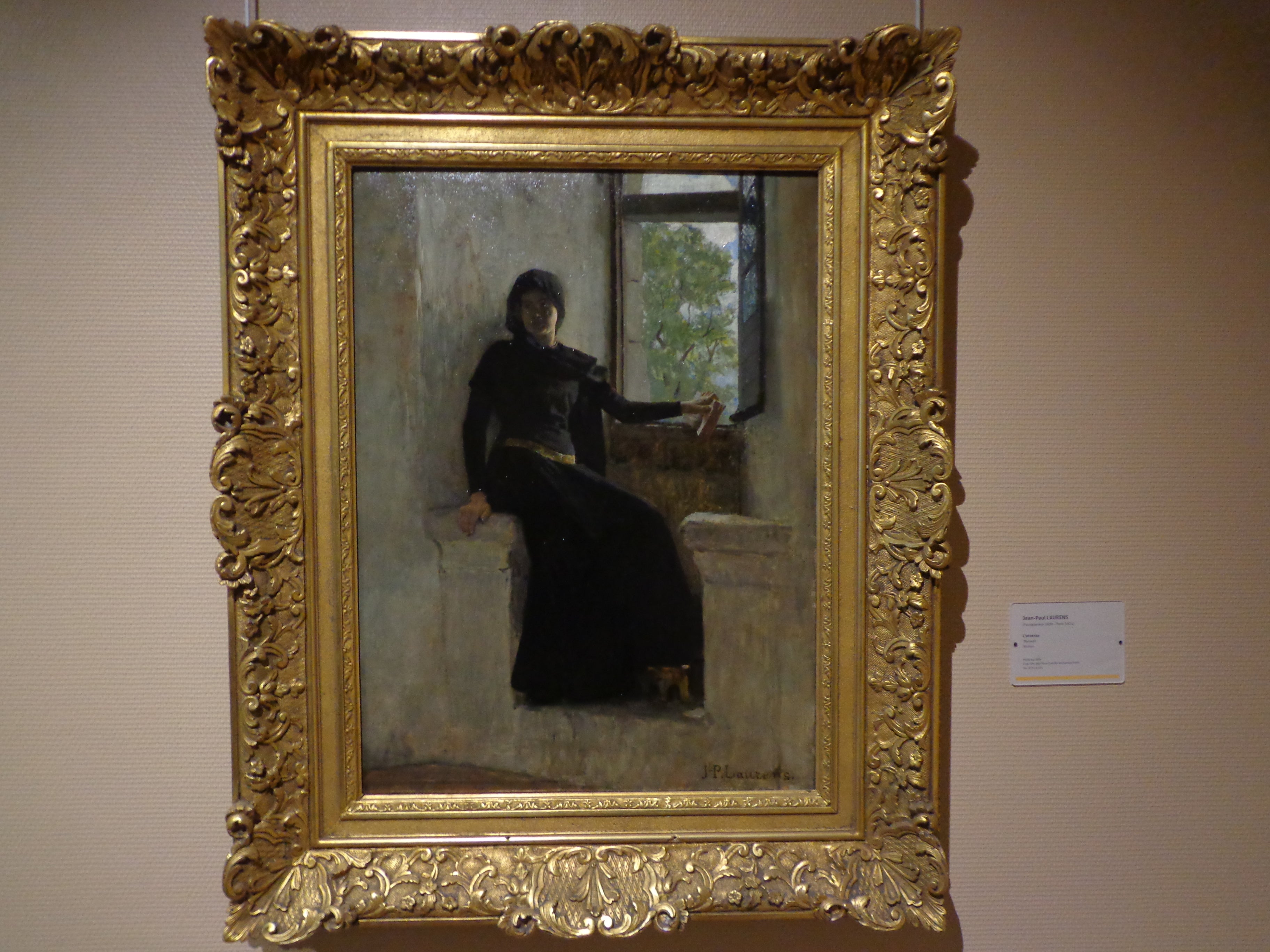 L'attente - Jean-Paul Laurens