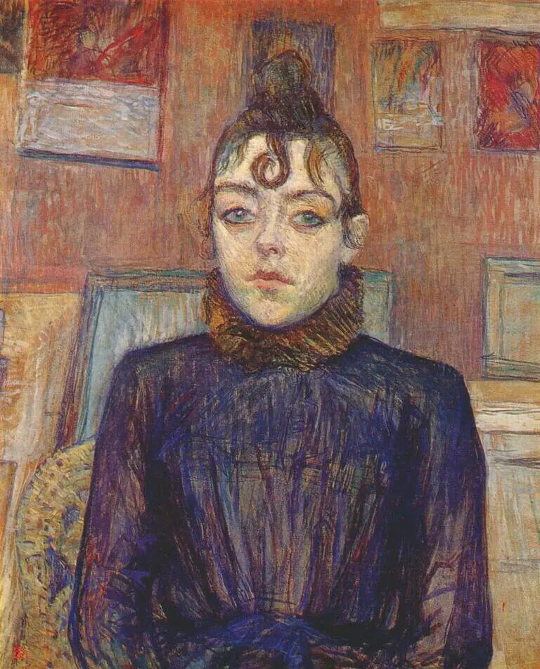 Niña con Lovelock - Henri de Toulouse-Lautrec