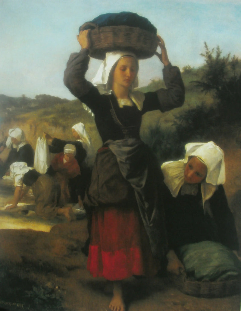 Lavanderas de Fouesnant - Bouguereau