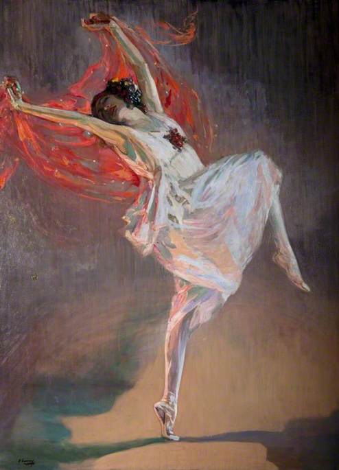 Anna Pavlova por John Lavery
