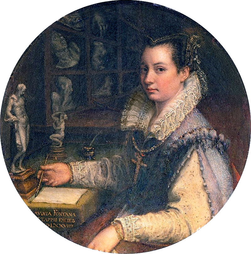 Autoportrait dans l'atelier - Lavinia Fontana