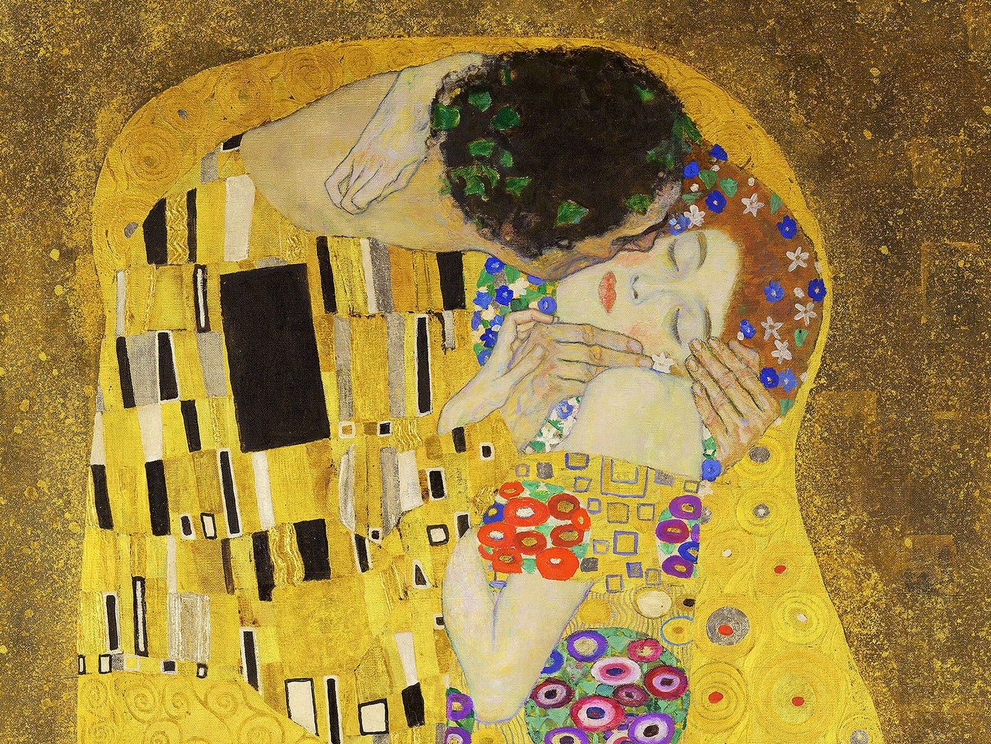 💋 El Beso – Gustav Klimt (Detalle) (1907-1908)