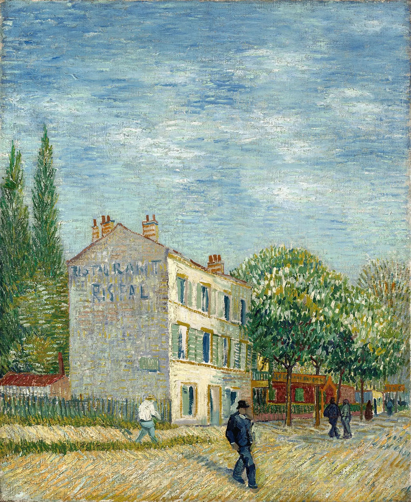 El Restaurante Rispal en Asnières - Vincent van Gogh
