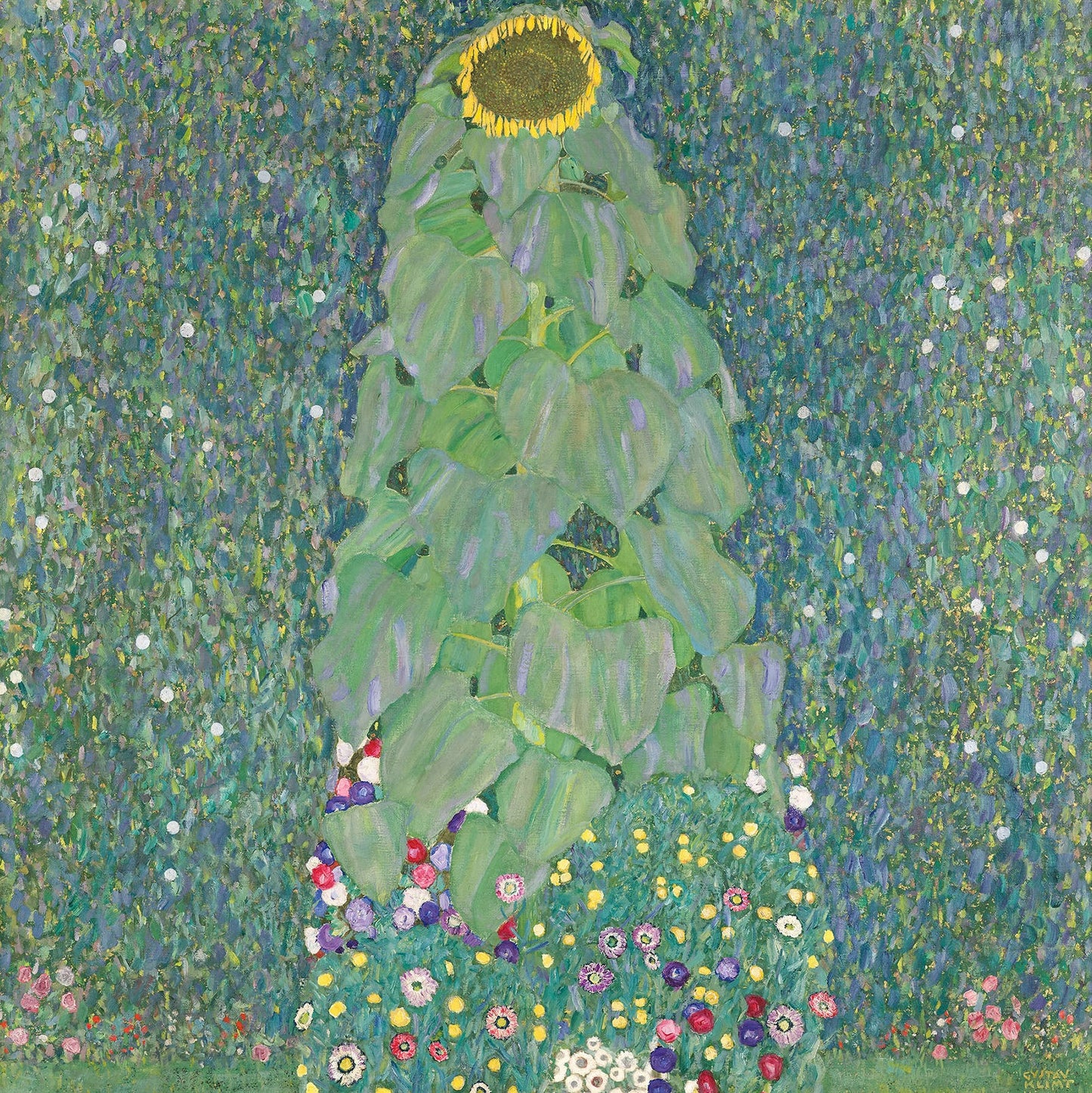 🌻🎨 El Girasol – Gustav Klimt (1907)