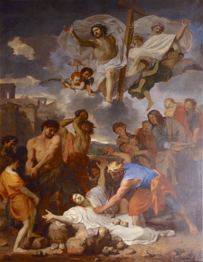 La Lapidation de Saint Étienne - Charles Le Brun