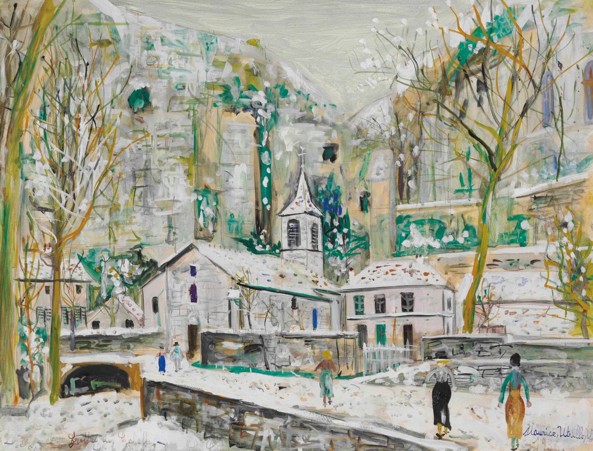 Le Tunnel et les Grottes des Échelles en Savoie - Maurice Utrillo
