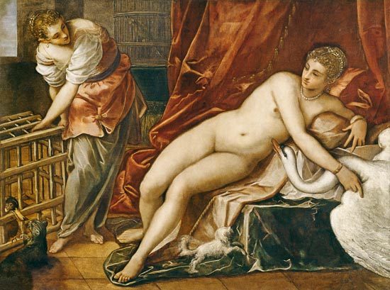 Leda y el Cisne - Jacopo Tintoretto