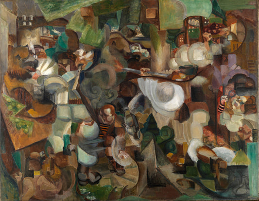 🐻 Los Montañeses atacados por osos – Henri Le Fauconnier (1912)