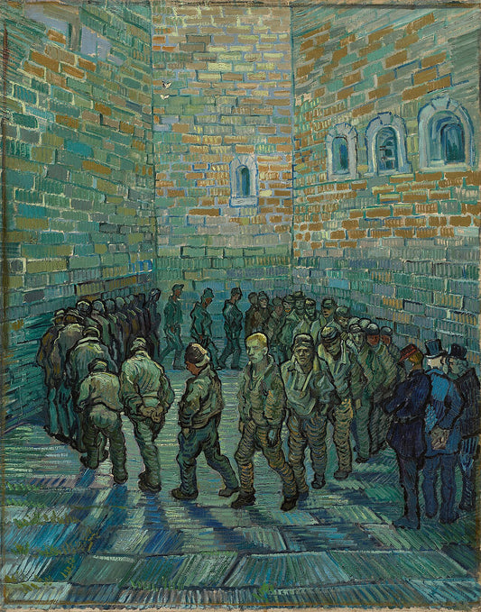 🚶‍♂️ Las Negociaciones de los prisioneros – Vincent van Gogh (1890)