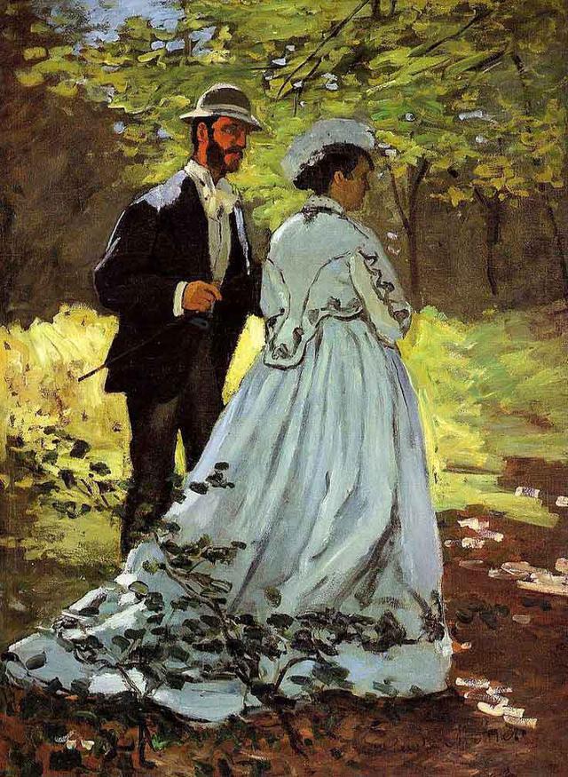 🚶‍♀️ Los Paseantes – Claude Monet (alrededor de 1870)
