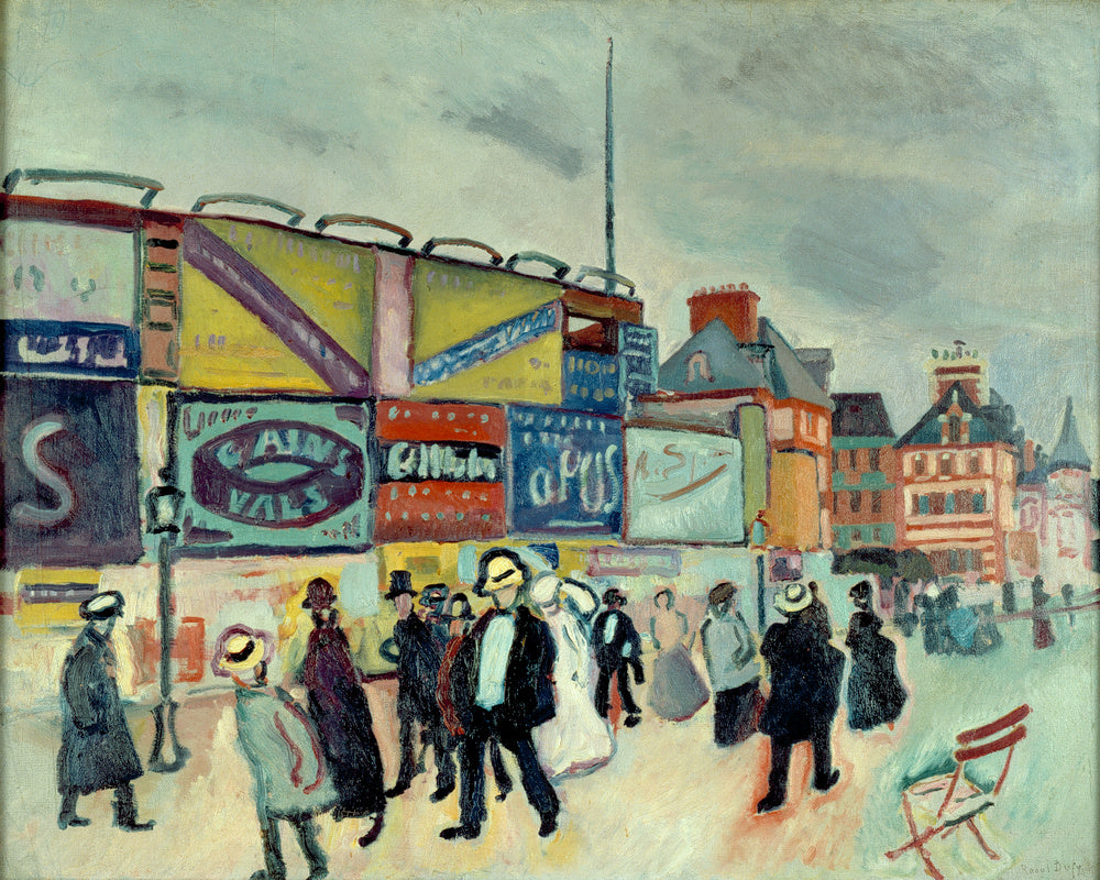 Les Affiches à Trouville - Raoul Dufy
