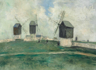 Les petits moulins à l'île d'Ouessant - Maurice Utrillo